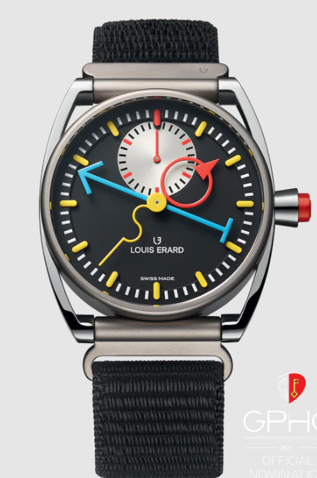 Louis Erard x alain silberstein LE CHRONO MONOPOUSSOIR LOUIS ERARD X ALAIN SILBERSTEIN 74359TT02.BTT88 Replica watch